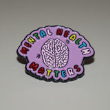 Mental health matters - pink pin