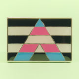 Transgender Ally enamel pin 20mmX15mm