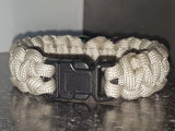 Subtle genderqueer pride bracelet - solomon, light grey