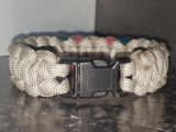 Subtle trans pride bracelet - solomon, light grey