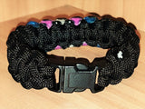Subtle trans pride bracelet - solomon, black