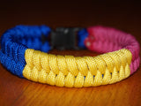 Pansexual pride bracelet - fishtail design