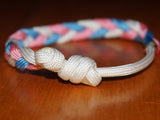 Subtle trans pride bracelet