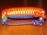 Rainbow pride bracelet - snakeknot