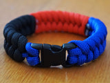 Polyamory pride bracelet - fishtail design