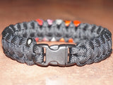Subtle lesbian pride bracelet - solomon,  black