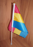 Pan pride handheld flag small