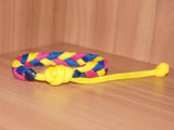Subtle pansexual pride bracelet
