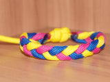 Subtle pansexual pride bracelet