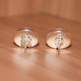 Genderqueer pride stud earrings