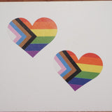 Progress hearts stickers