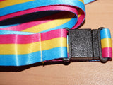 Pansexual pride lanyard