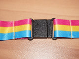 Pansexual pride lanyard