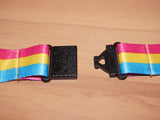 Pansexual pride lanyard