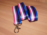 Genderfluid pride lanyard