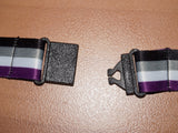 Asexual pride lanyard