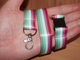 Abrosexual pride lanyard