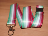 Abrosexual pride lanyard