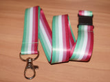 Abrosexual pride lanyard