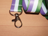 Genderqueer pride lanyard