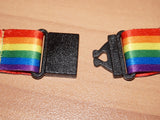 Rainbow pride lanyard