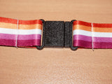 Lesbian pride lanyard