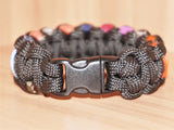 Subtle Lesbian Trans pride bracelet - solomon, black