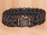 Subtle Demiboy/Demiman pride bracelet - solomon, black