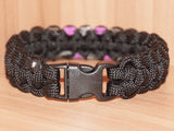 Subtle Demiwoman pride bracelet - solomon, black