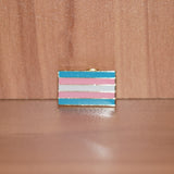 Trans pride small enamel pin