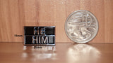 He/Him pronoun pin - small