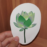 Aromantic pride flower - Vernen Ink