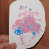 Transgender pride flowers - Vernen Ink