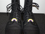 Nonbinary pride shoe charms