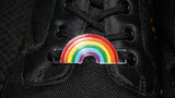 Rainbow pride shoe charms