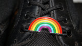 Rainbow pride shoe charms