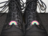 Pansexual pride shoe charms