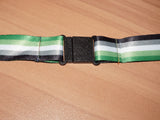 Aromantic pride lanyard