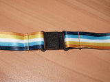 Aromantic Asexual (AroAce) pride lanyard