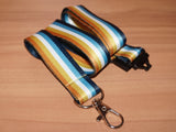 Aromantic Asexual (AroAce) pride lanyard