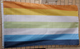 AroAce Agender pride flag 3' X 5'