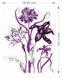 Asexual pride flowers - Vernen Ink