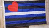 Leather pride flag 3' X 5'