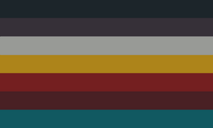 Pre-Order: Analogender pride flag 3' X 5'