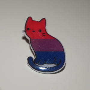 Bi pride cat pin V2