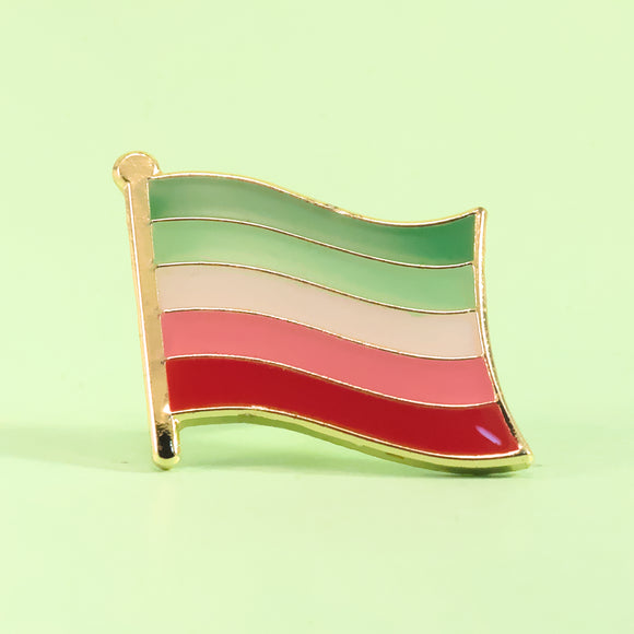 Abrosexual pride small enamel pin