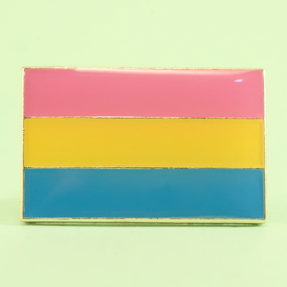 Pansexual pride small enamel pin