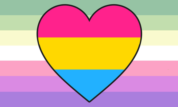 Pre-Order: Pan Genderfae pride flag 3' X 5'