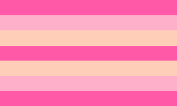 Finsexual 7-stripe pride flag 3' X 5'