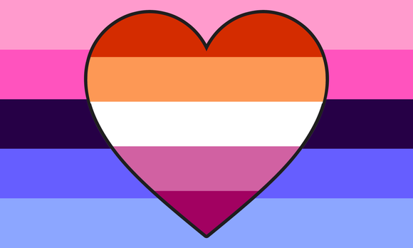 Lesbian Omni pride flag 3' X 5'